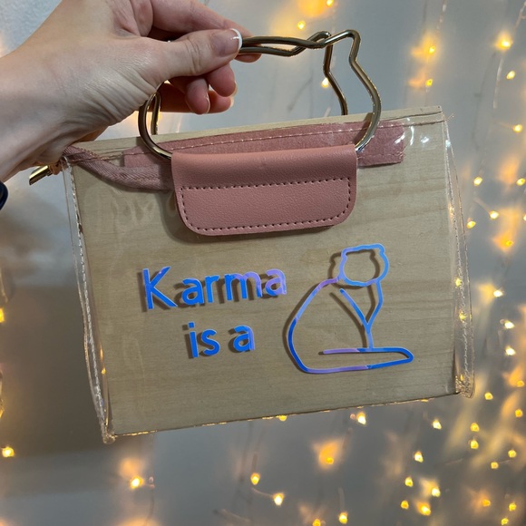 Taylor Swift Eras Concert Clear Stadium Bag - Pink - Picture 2 of 3